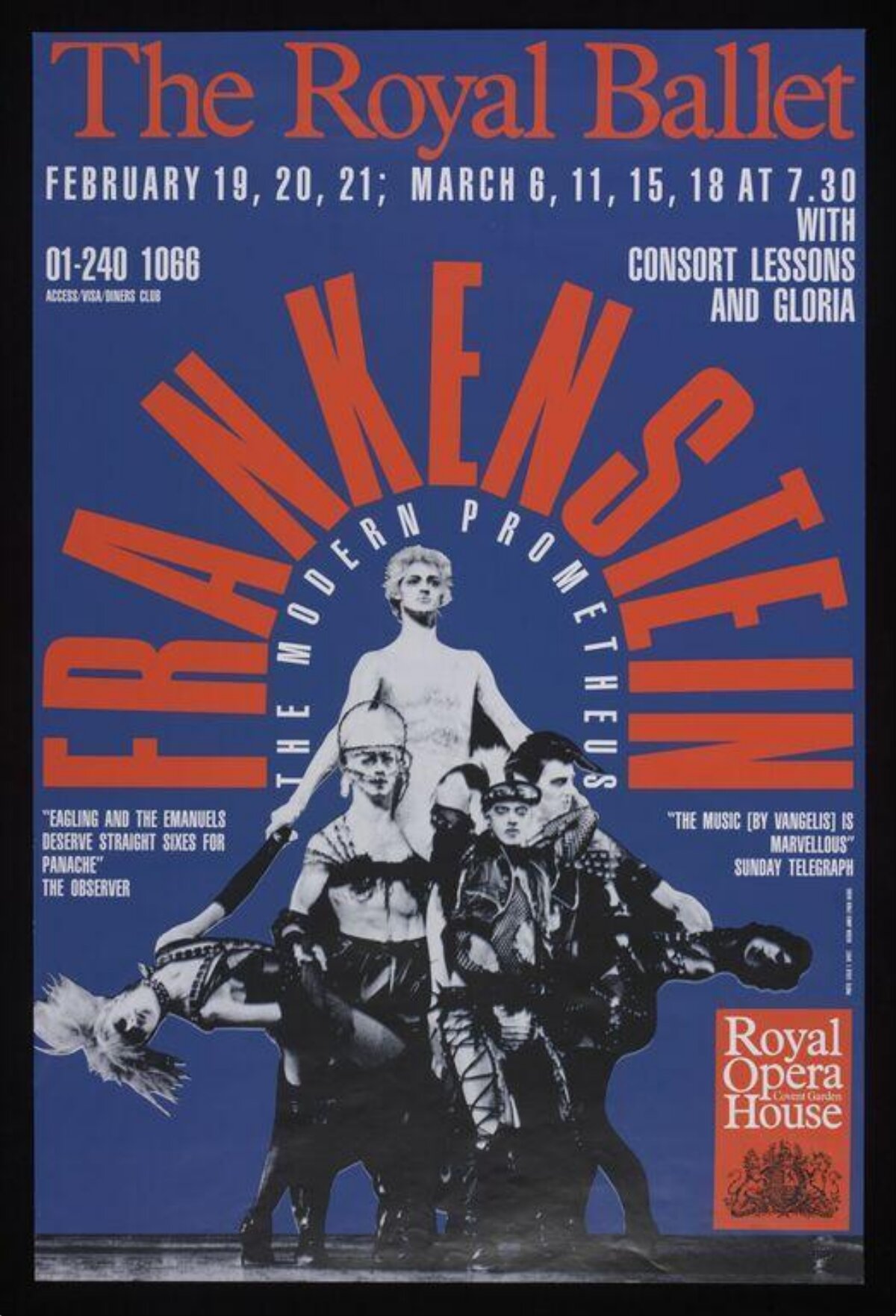 The Royal Ballet Frankenstein Performance Poster