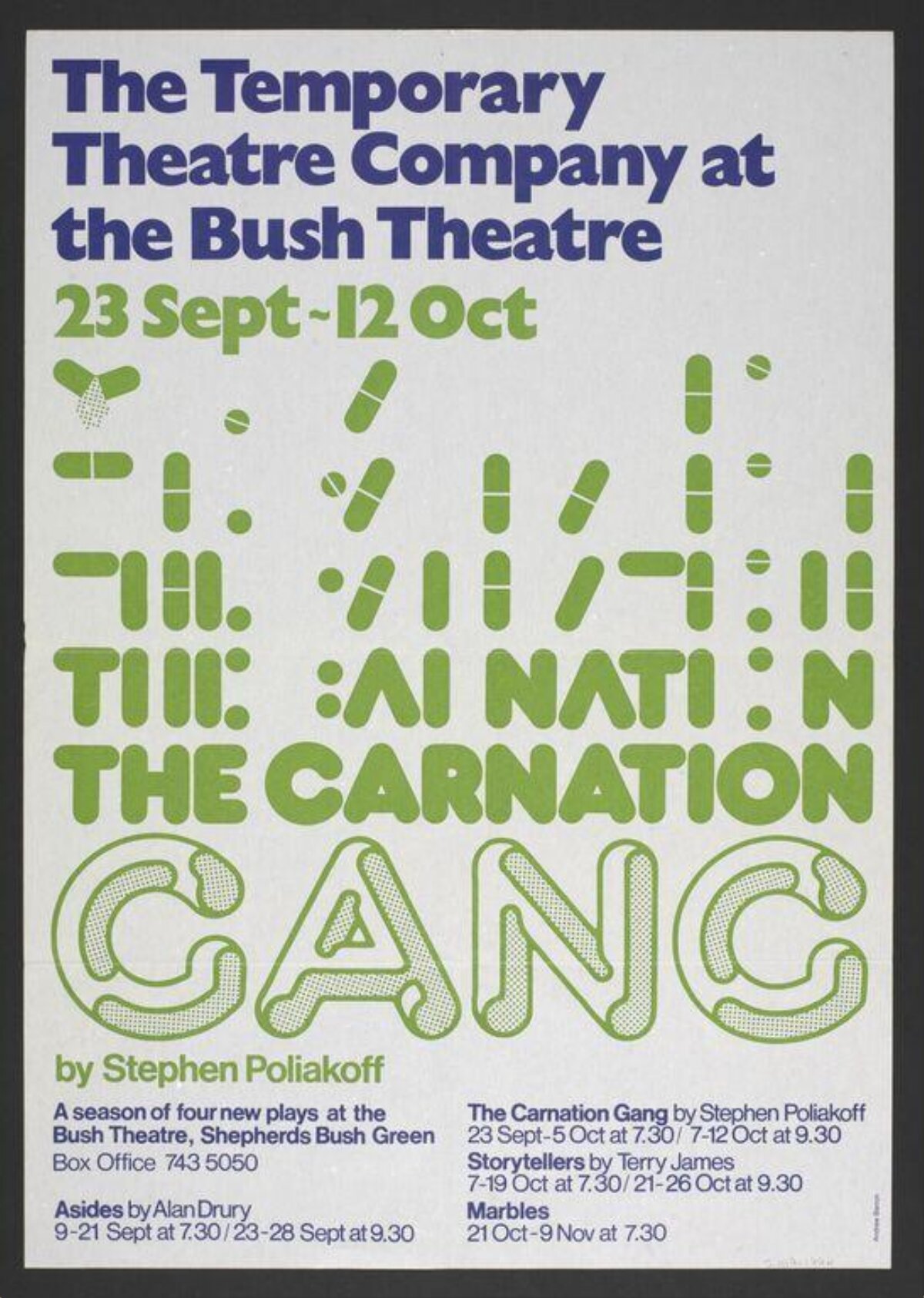 The Carnation Gang Theatre Poster