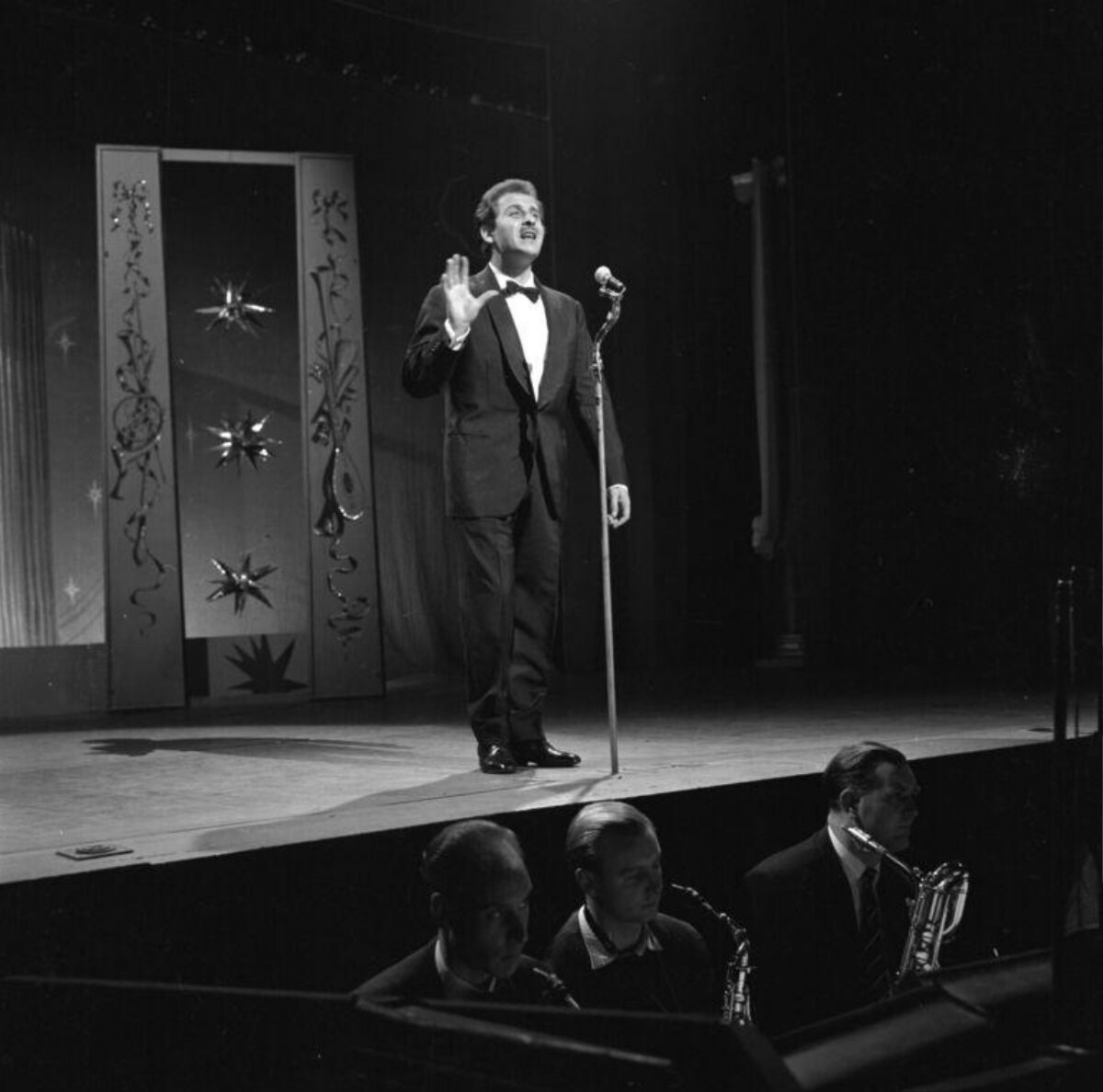 Male Singer Performing on Stage