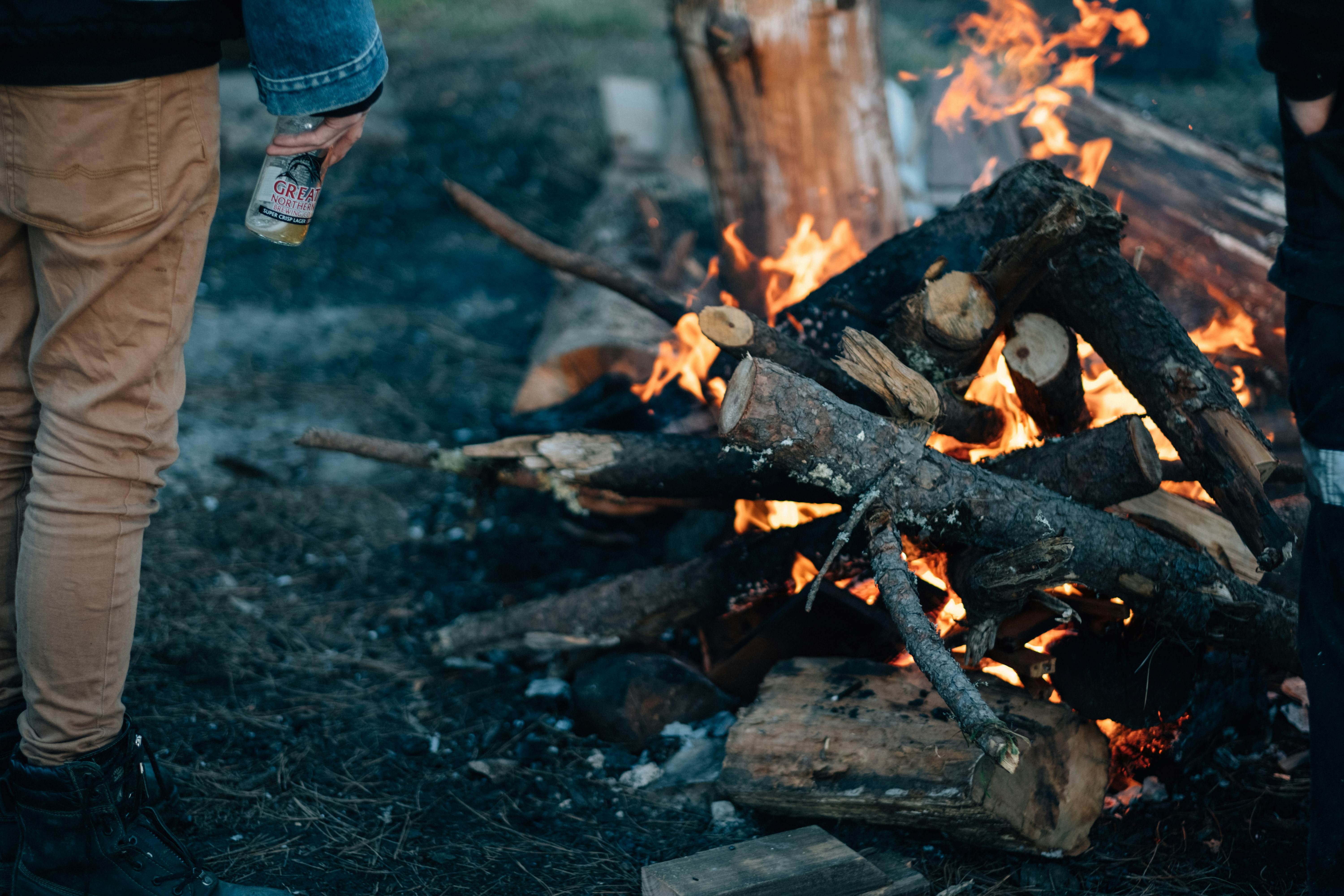 Outdoor Campfire Gathering