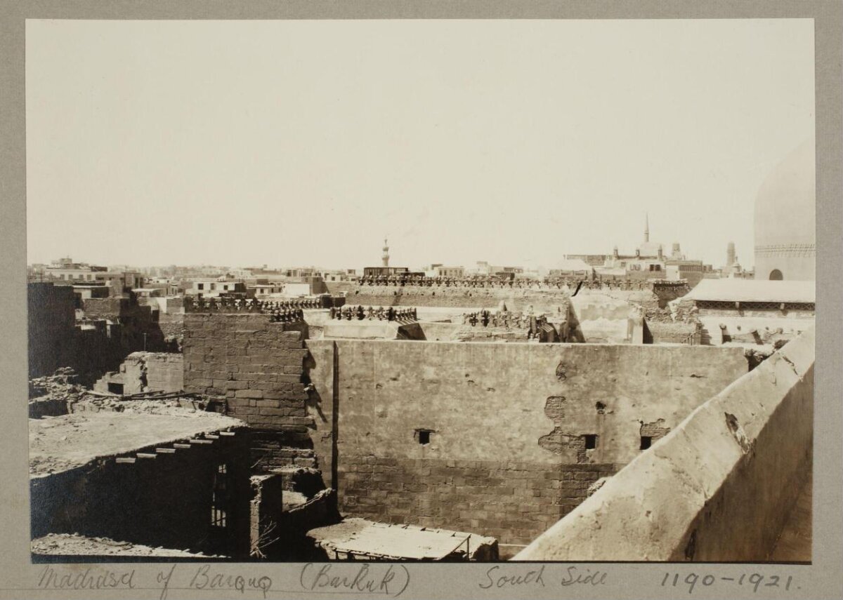 Barquq Madrasa South Side Historic View
