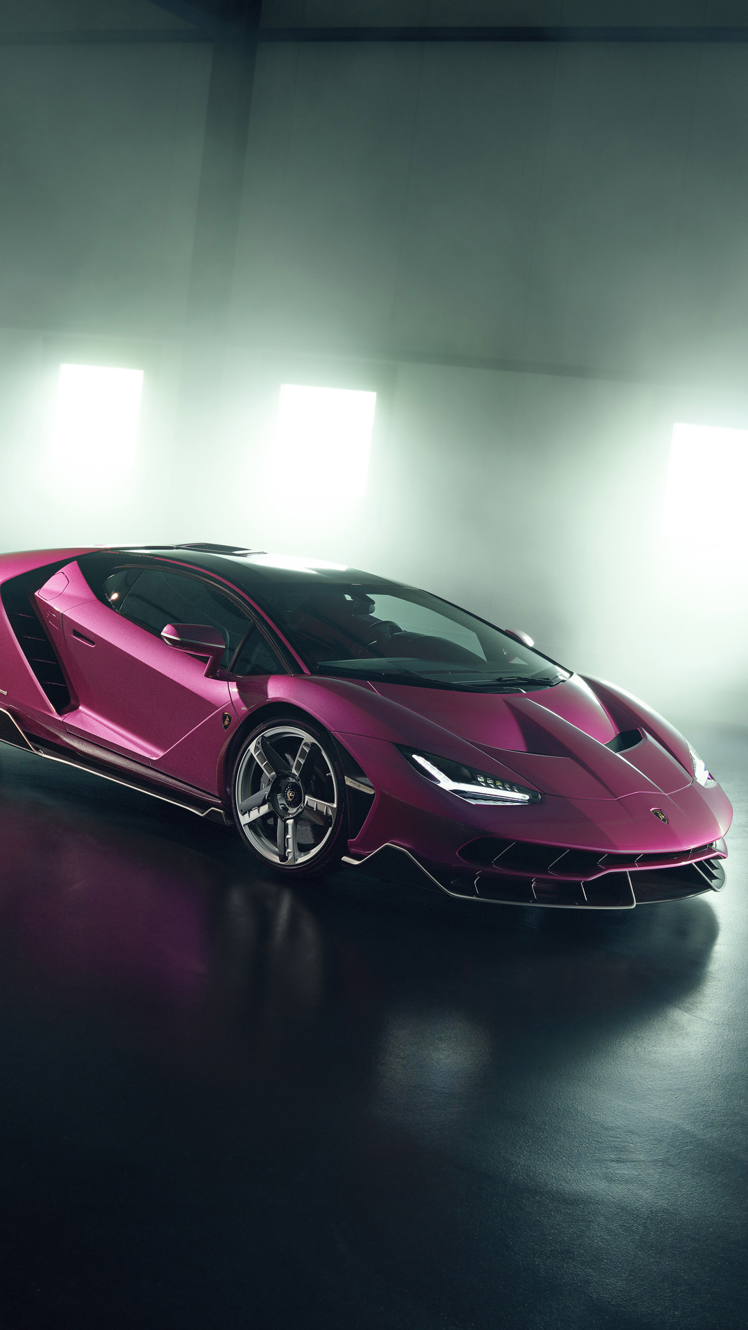 Pink Lamborghini Supercar