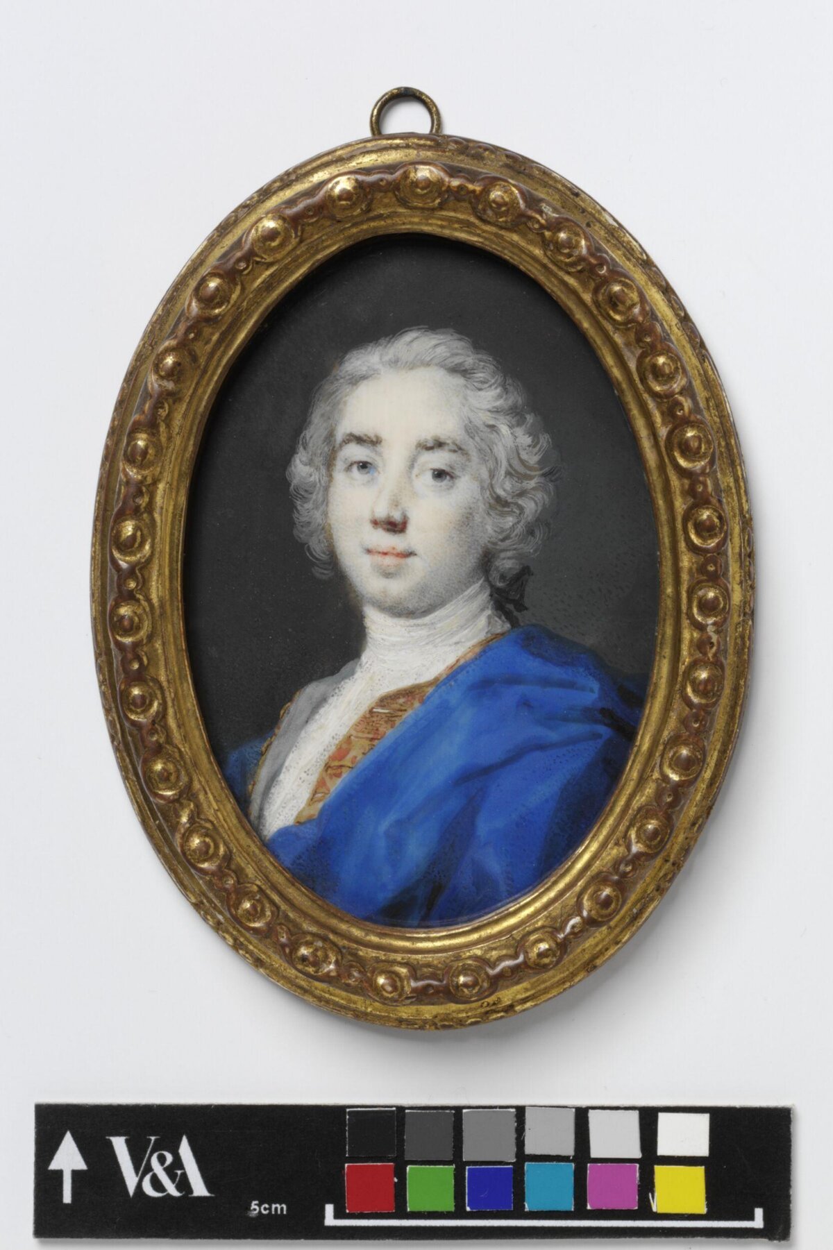 Miniature Portrait of 18th Century Man