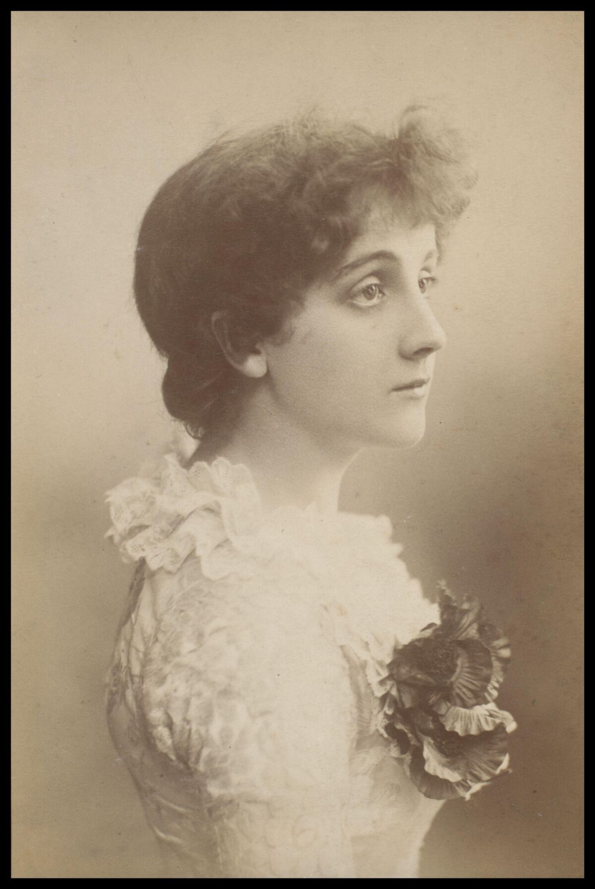 Vintage Profile Portrait of a Woman