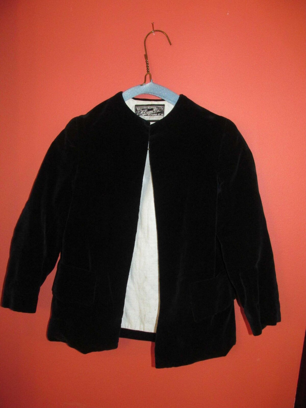 Vintage Black Velvet Jacket