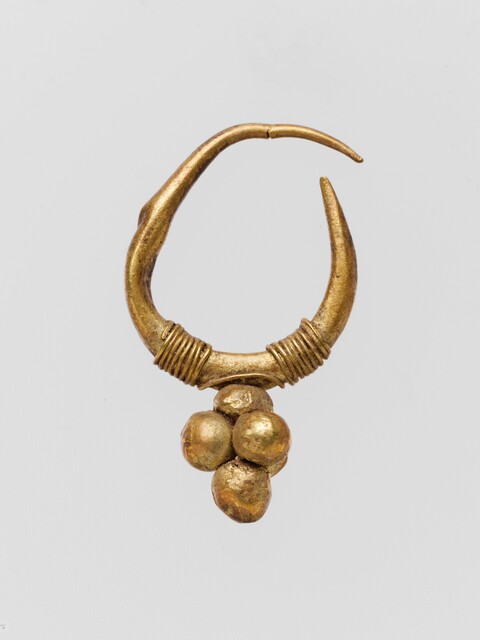 Ancient Gold Hoop Earring