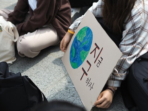 Climate Protection Protest Sign