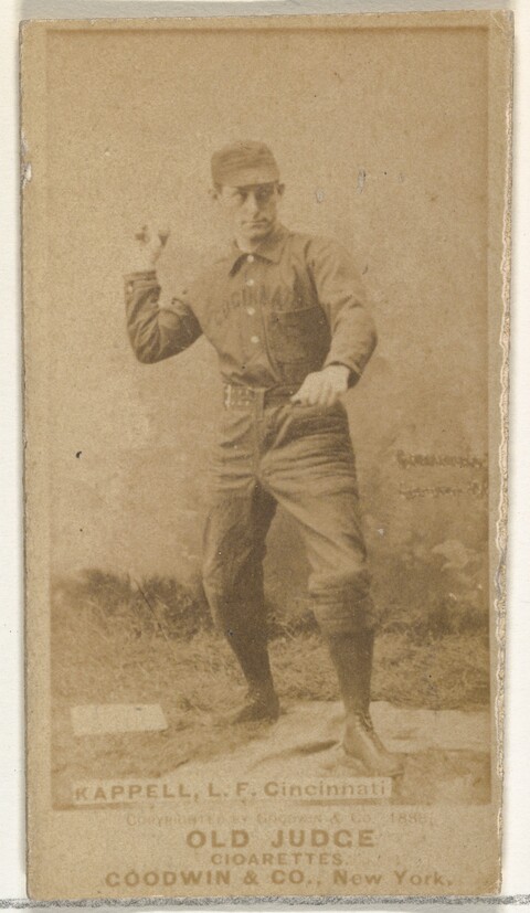 Vintage Old Judge Cincinnati Baseball Card