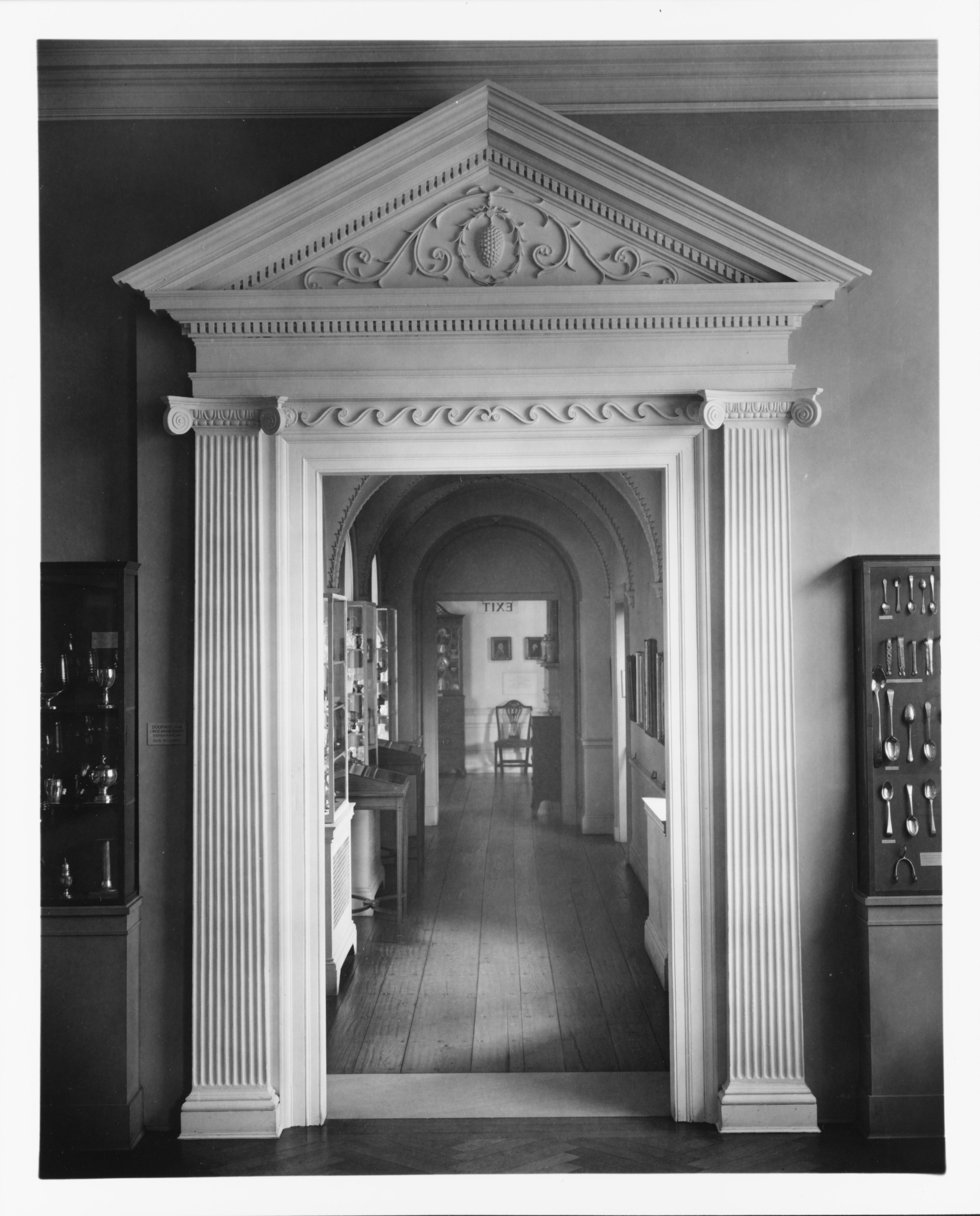 Ornate Carved Museum Doorway