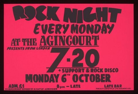 Rock Night Gig Poster