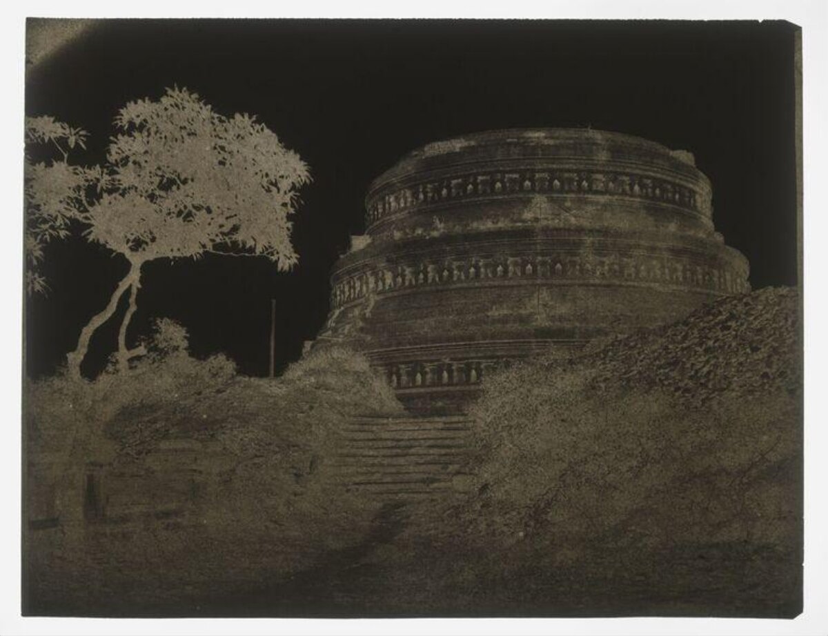 Overgrown Ancient Stupa Ruin