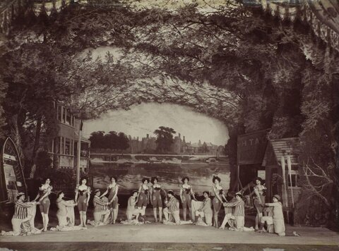 Vintage Stage Cast Group Portrait