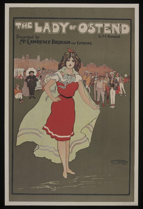 The Lady of Ostend Theater Poster