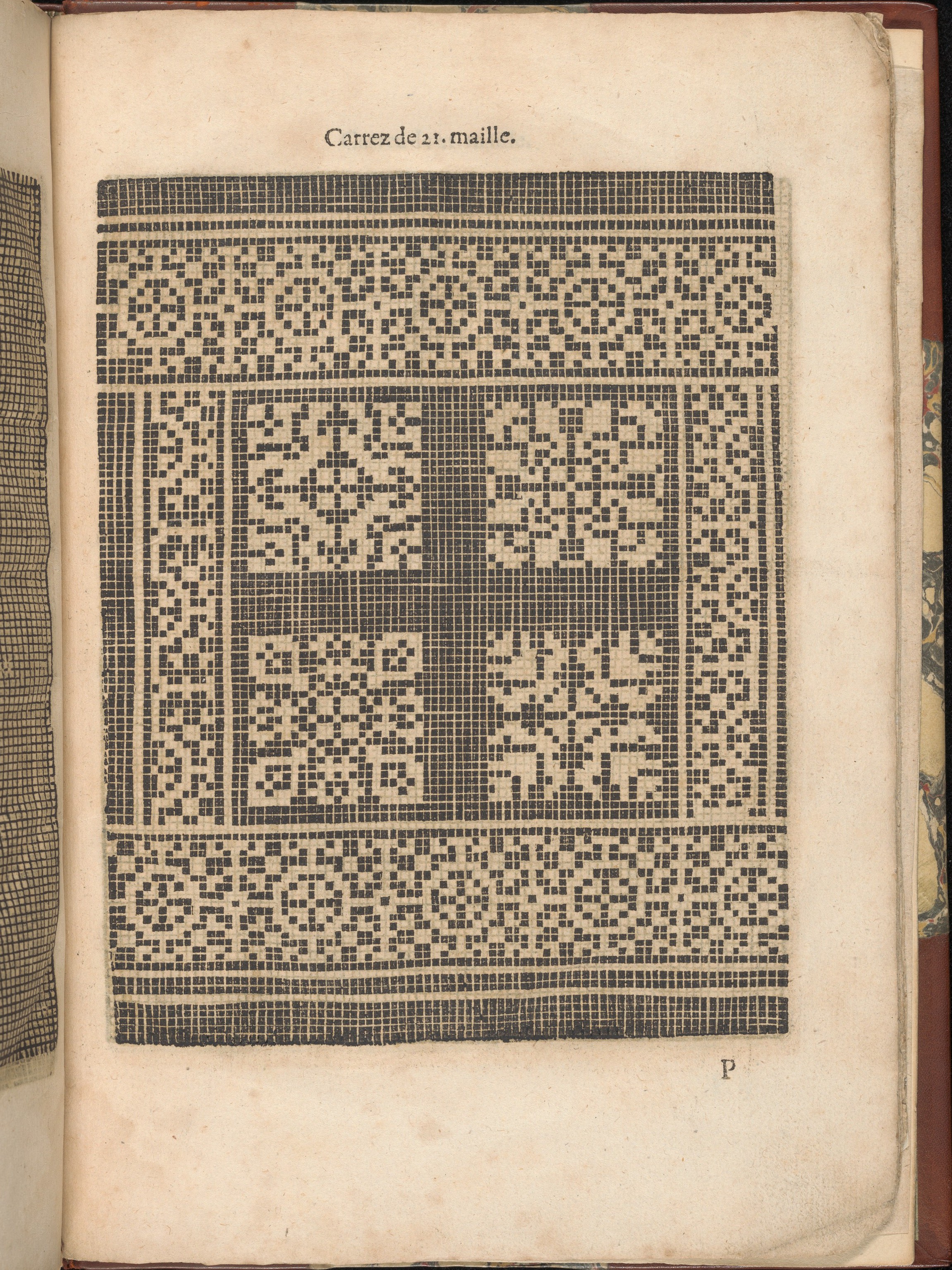 Antique Cross-Stitch Pattern Page
