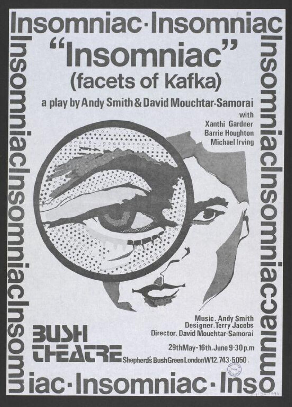 Insomniac Theatre Play Poster