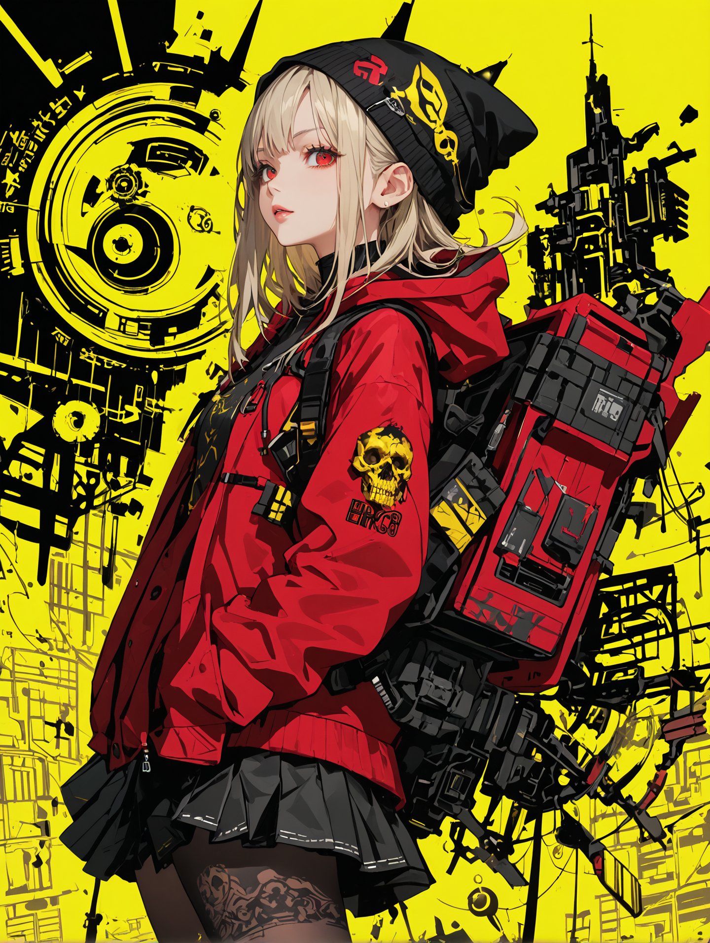 Cyberpunk Tactical Anime Girl