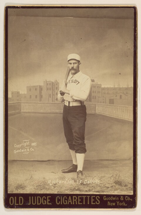 1887 Old Judge Baseball Cigarette Card
