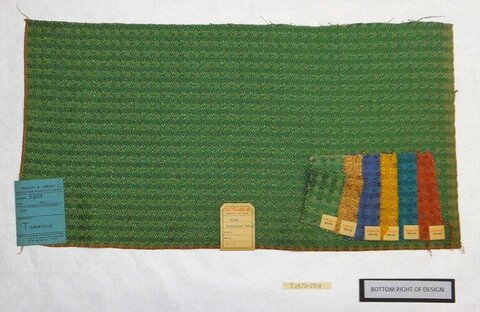 Archived Green Textile Fabric Sample