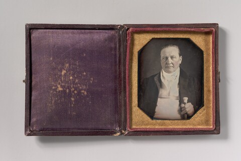 19th Century Portrait in Leather Case