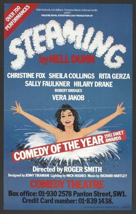 Vintage Steaming Play Theatre Poster