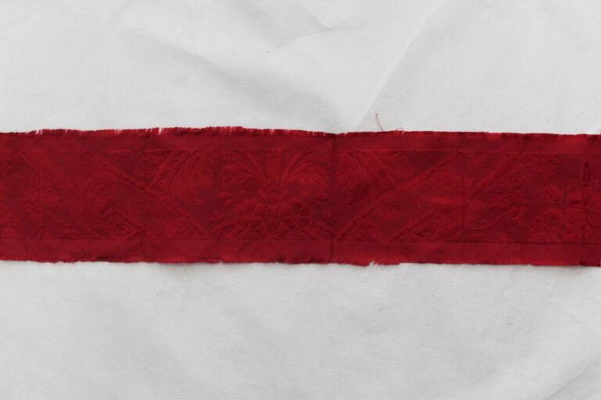 Red Decorative Fabric Strip