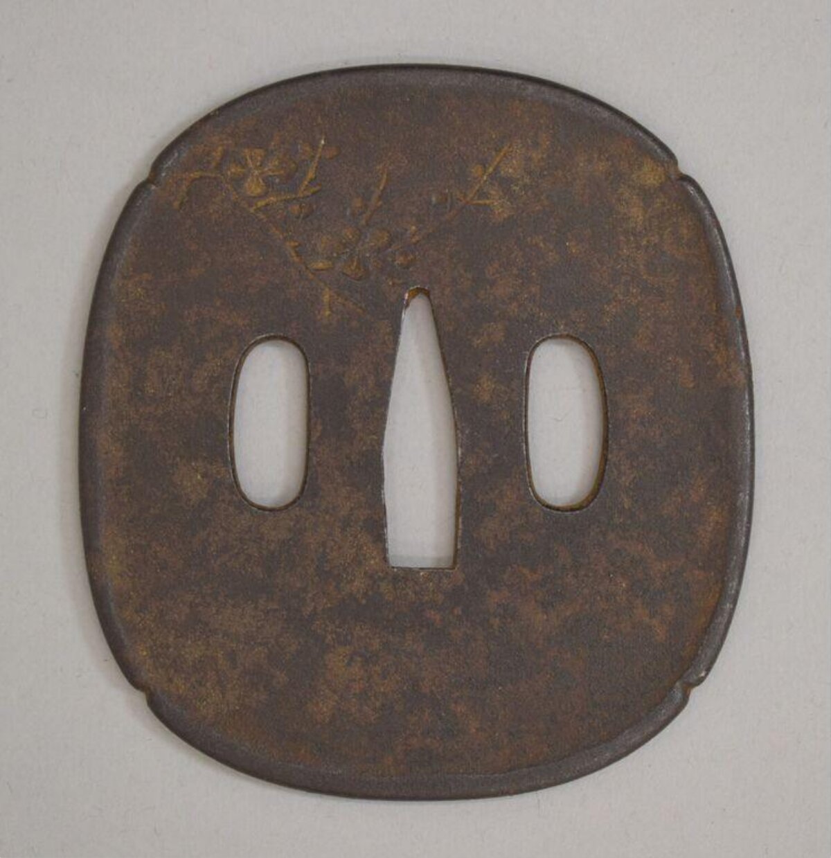 Iron Plum Blossom Carved Sword Guard