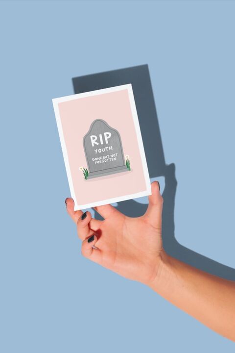 Humorous RIP Youth Greeting Card