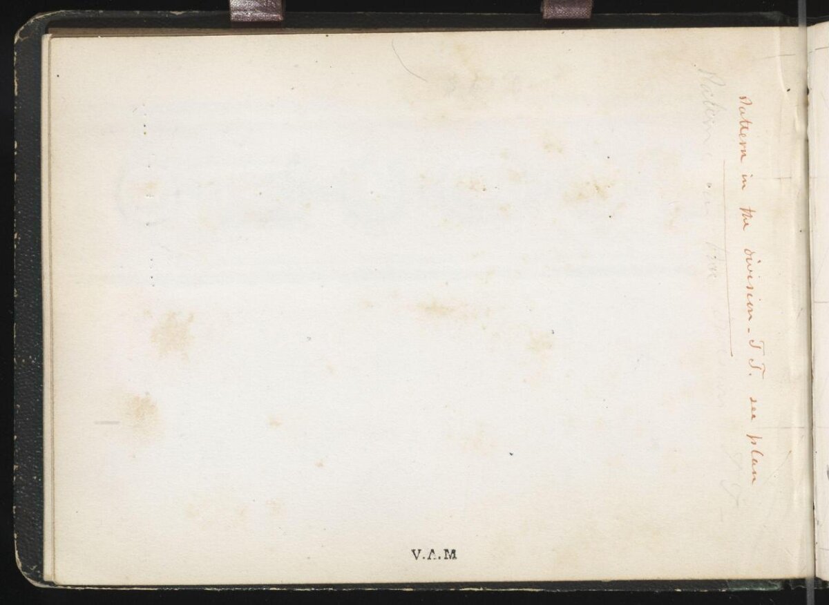 Antique Notebook Page With Handwriting