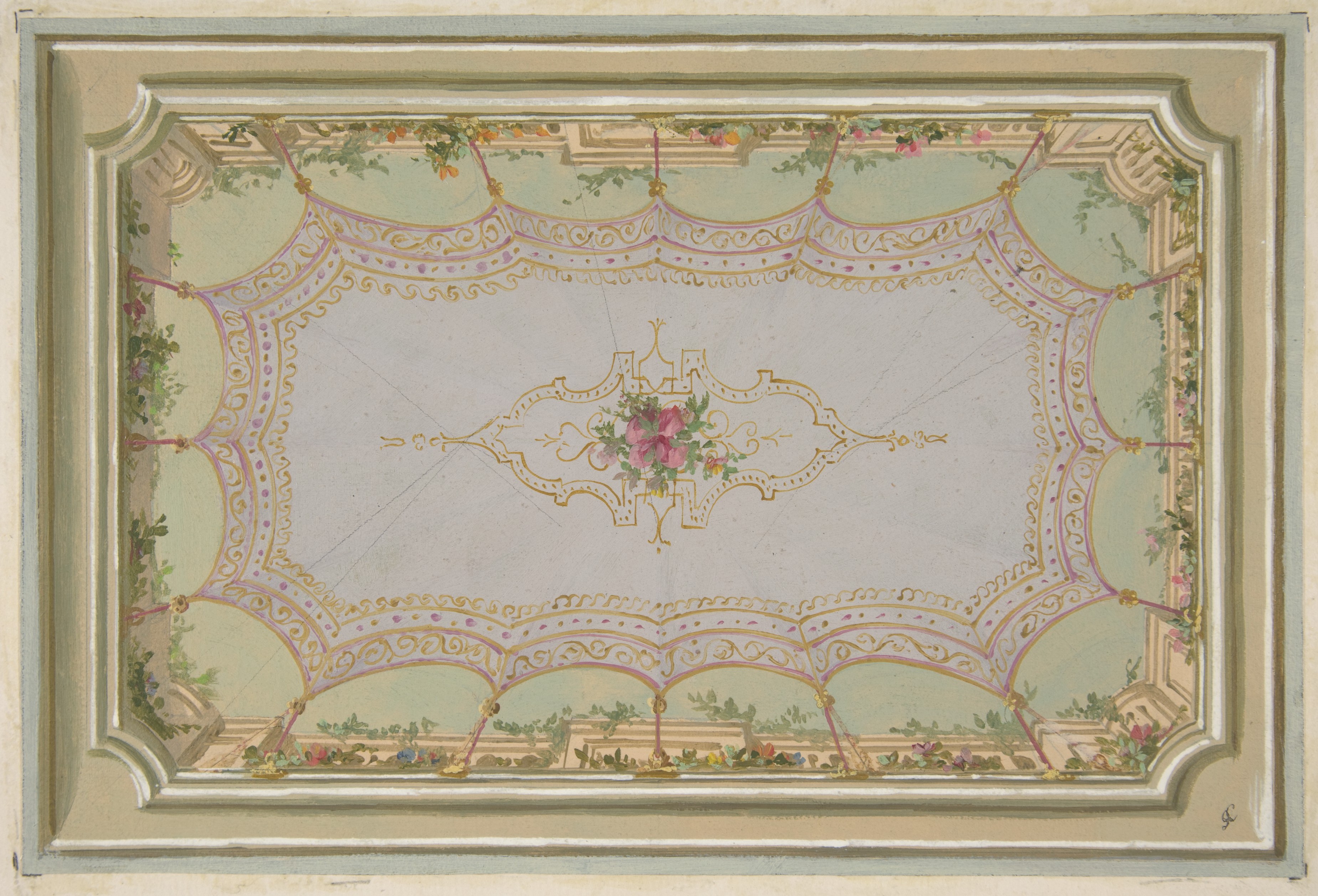Ornate Decorative Ceiling Design