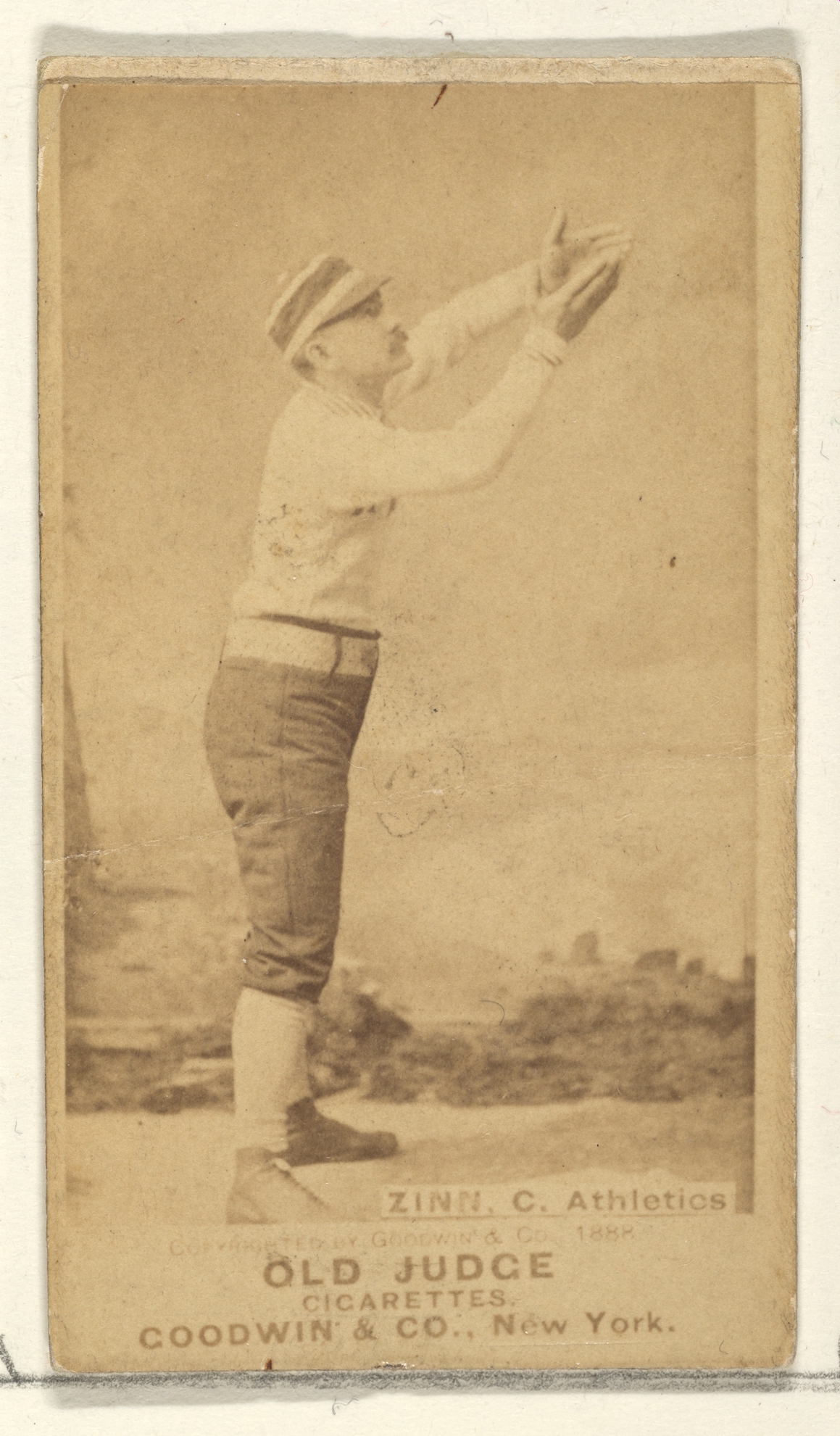 1888 Old Judge Baseball Cigarette Card