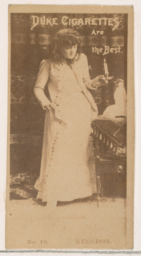 Duke Cigarettes Vintage Advertising Card