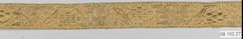 Golden Woven Decorative Trim