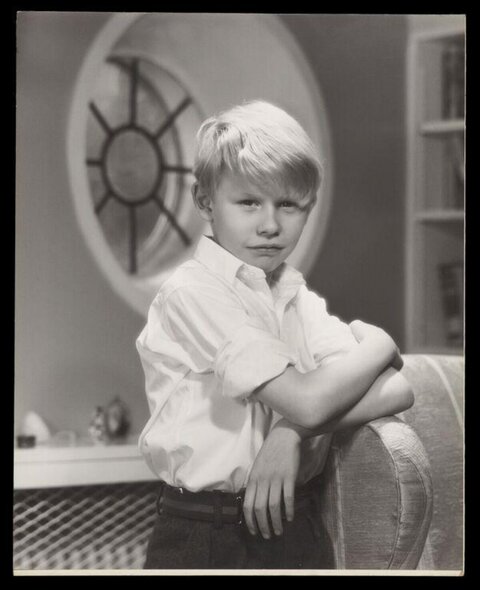 Portrait of Young Blonde Boy