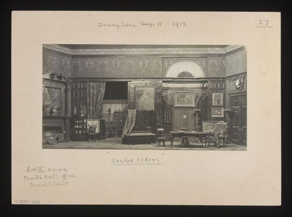 1913 Sealed Orders Stage Set