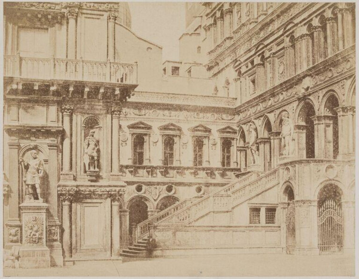 Italian Renaissance Palace Courtyard