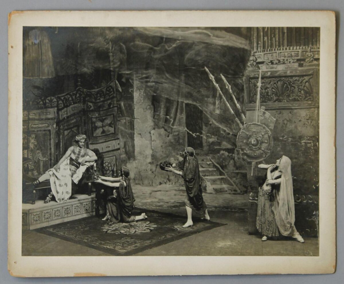 Vintage Stage Play Performance Scene