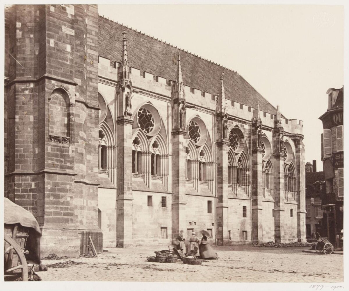 19th Century Gothic Cathedral Side View