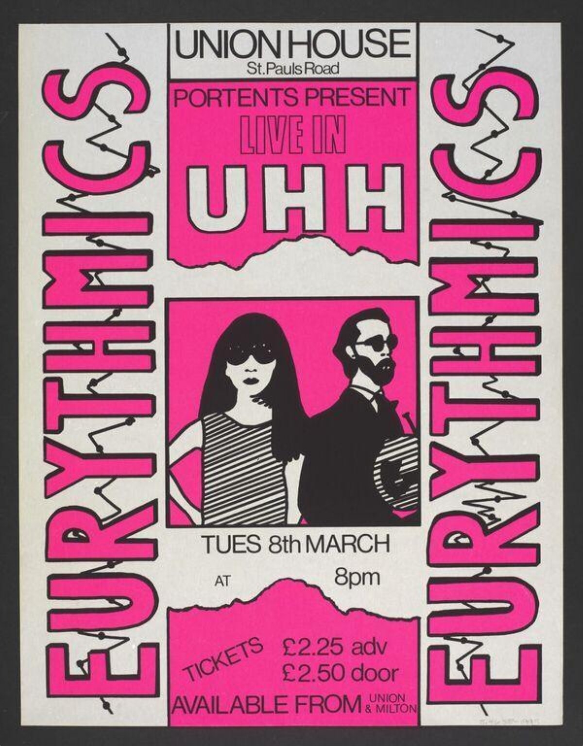 Eurythmics Live Concert Gig Poster