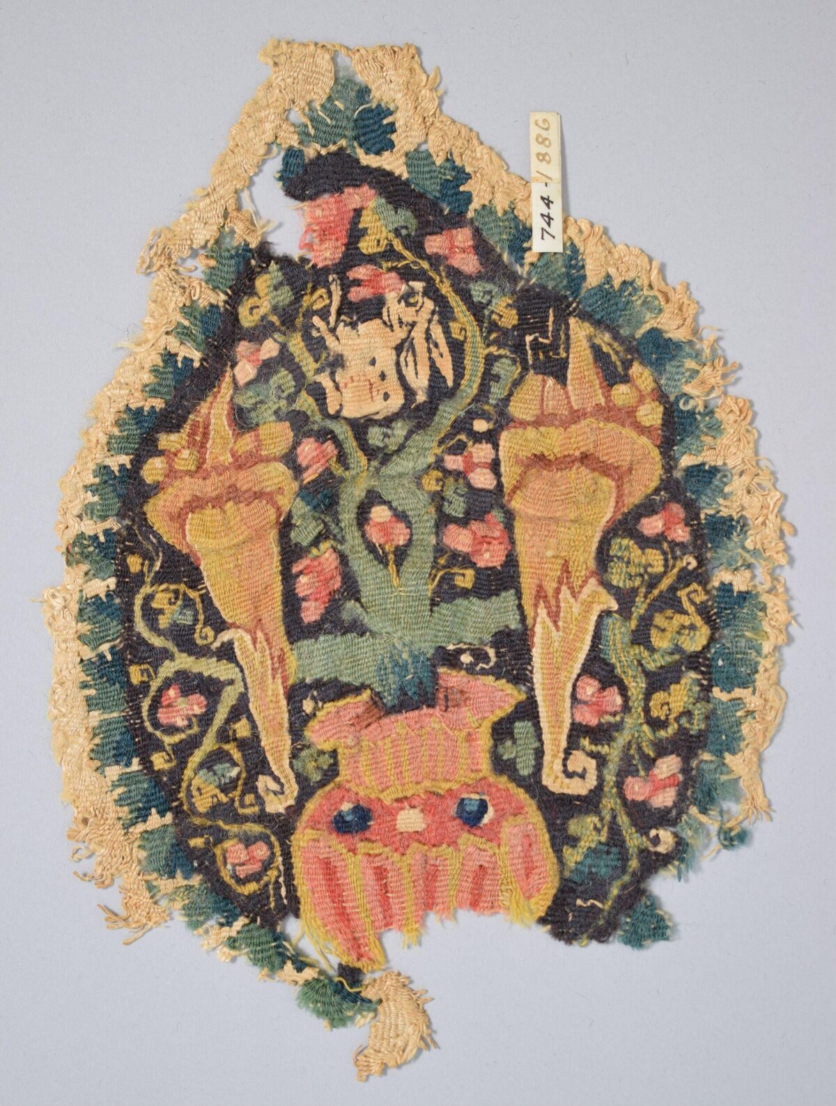 Ancient Embroidered Textile Fragment