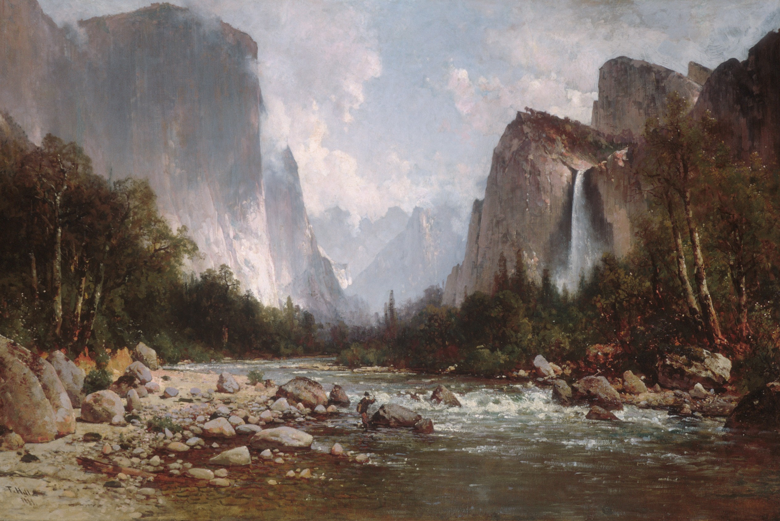 Yosemite Valley Landscape Painting
