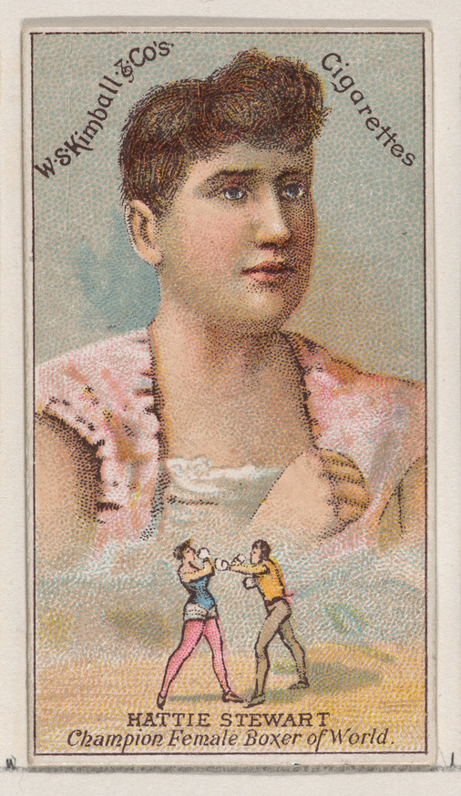 Hattie Stewart Champion Female Boxer Cigarette Card