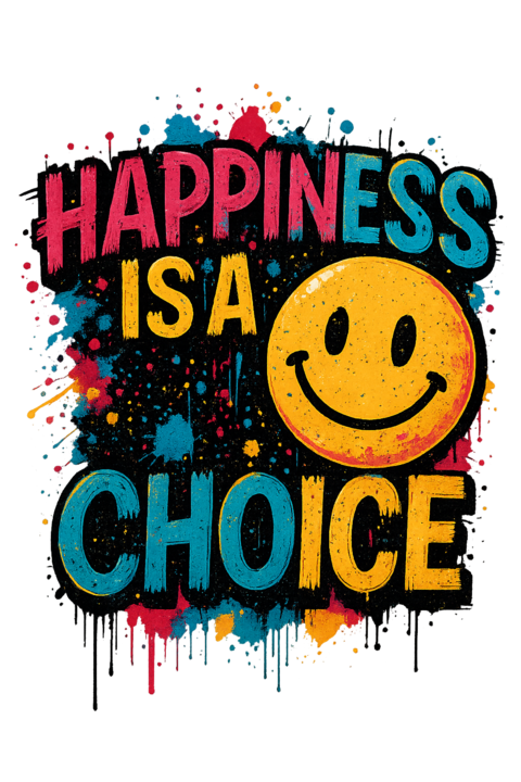 Happiness Is A Choice Motivational Art