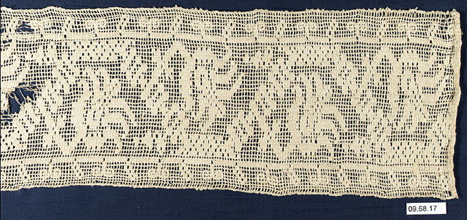 Vintage Handmade Lace Fragment