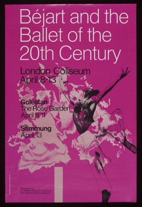 Béjart 20th Century Ballet Poster