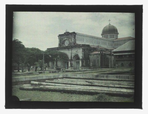 Vintage View of Historic Cathedral