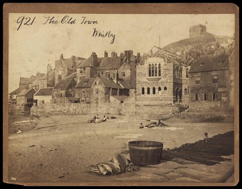 Old Town Whitby Vintage Shore View