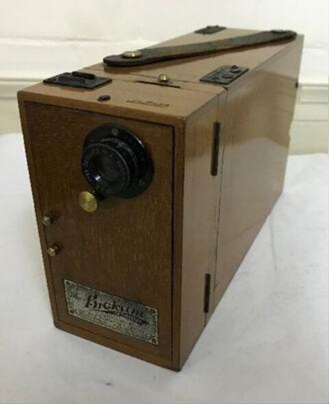 Vintage Wooden Box Camera