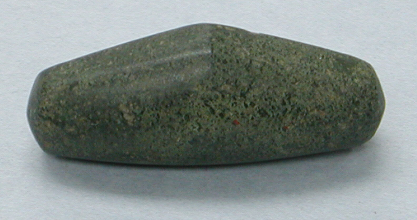 Elongated Polished Green Stone