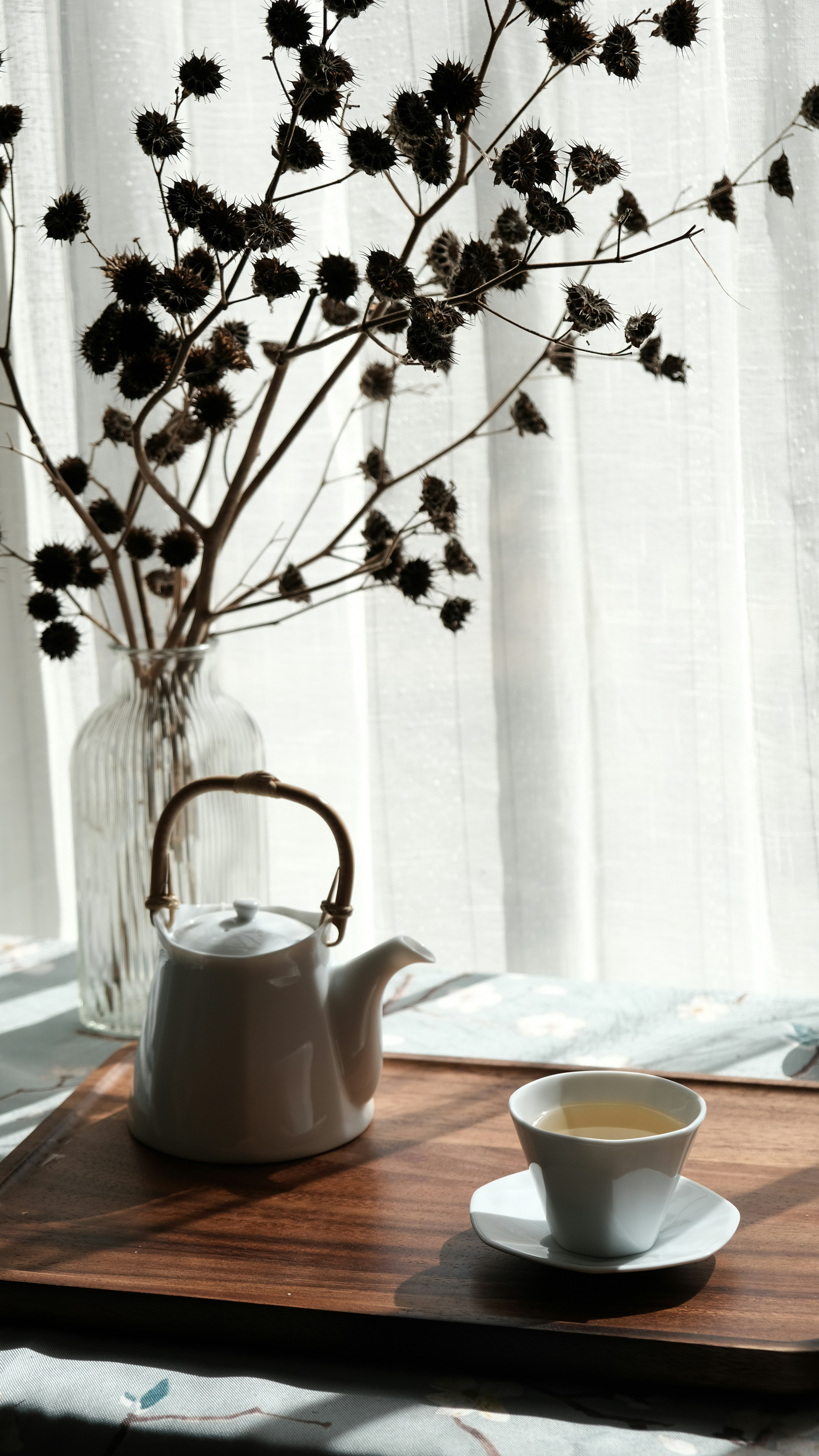 Minimalist Tea Set Still Life