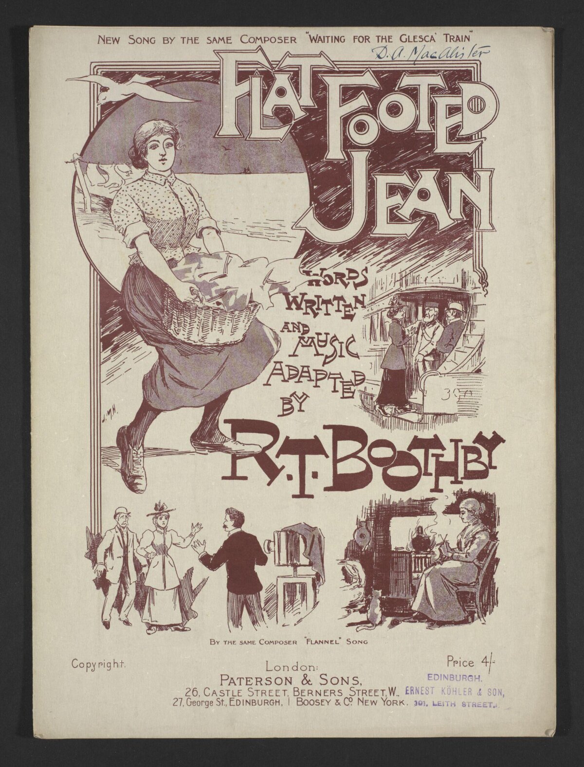 Flat Footed Jean Sheet Music Cover